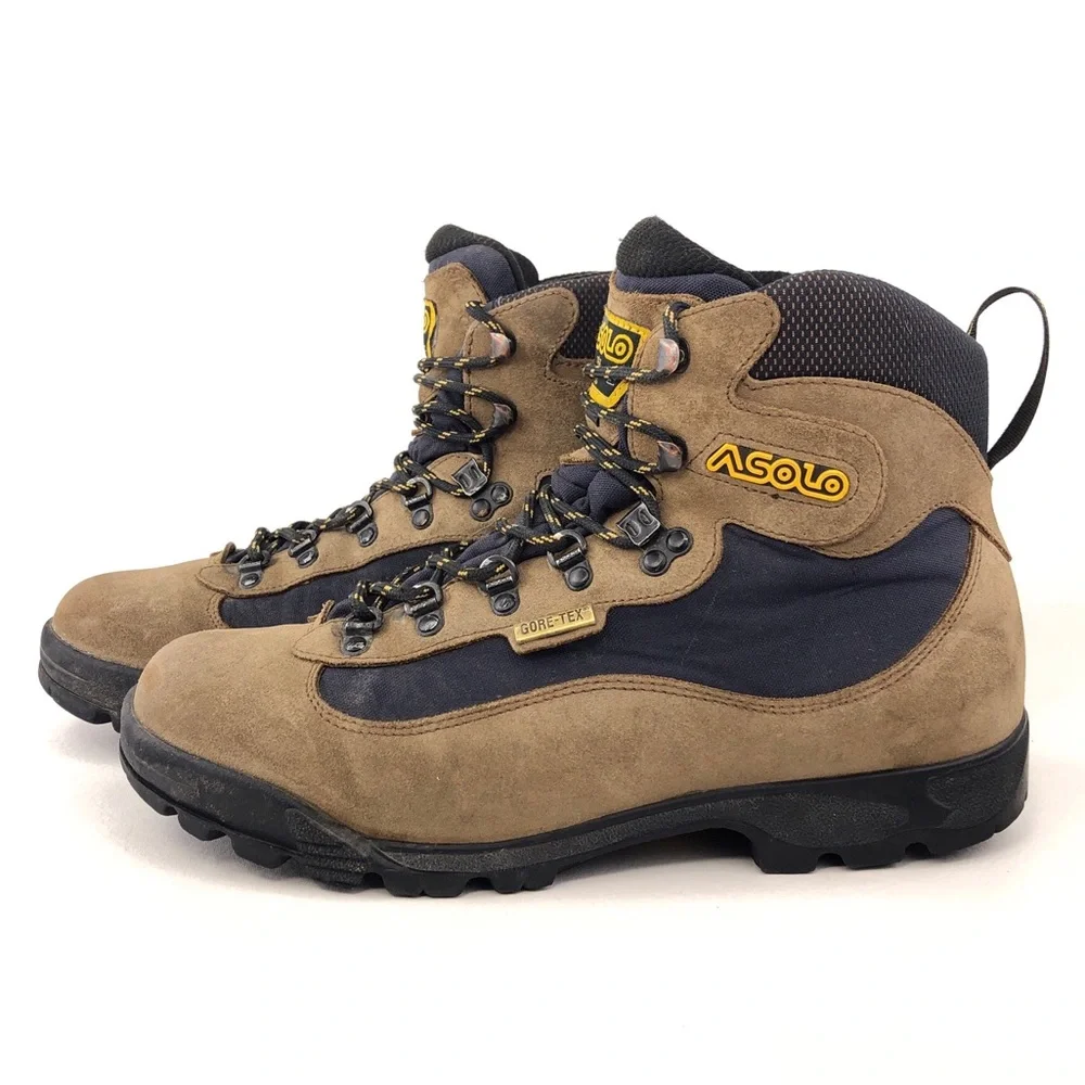 Asolo Rainier Mid GTX Backpacking Hiking Boots 9